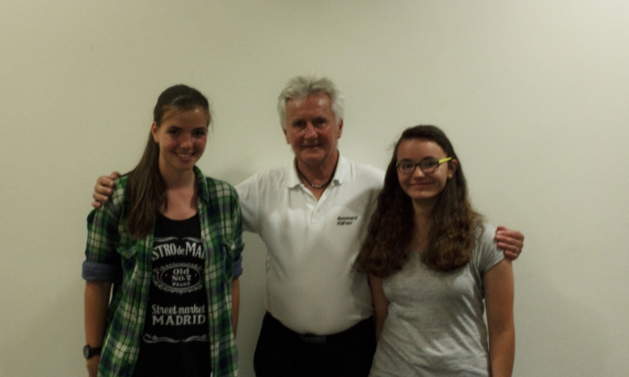 Nathalie, Dominique und Reinhard Häfner